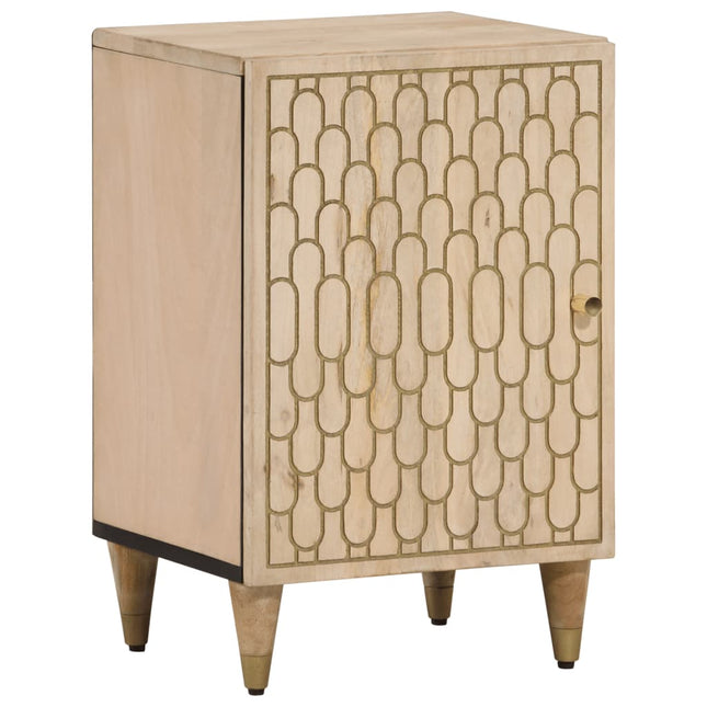 Badschrank 38X33X58 Cm Massivholz Mango - Moebelbox24.de