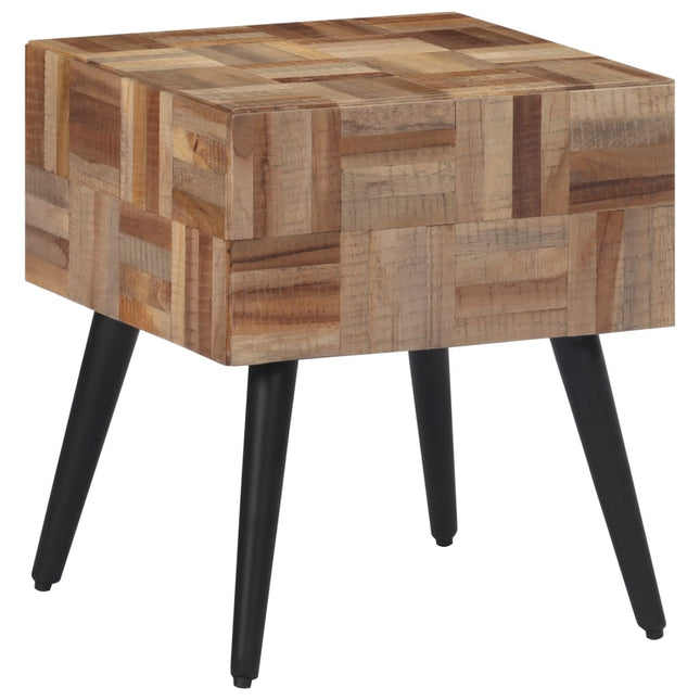 Beistelltisch 40X40X45 Cm Recyceltes Massivholz Teak - Moebelbox24.de