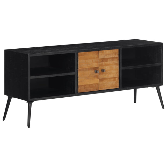 Tv-Schrank 112X31X45 Cm Recyceltes Massivholz Teak