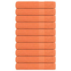 Duschtücher 10 Stk. 360 G/M² 100% Baumwolle Orange