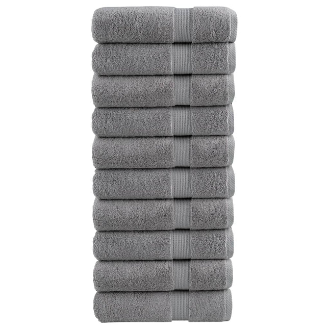 Premium-Handtücher Solund 10 Stk. 600 G/M² Grau