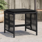 Gartenhocker Mit Kissen 4 Stk. 41X41X36 Cm Poly Rattan - Moebelbox24.de