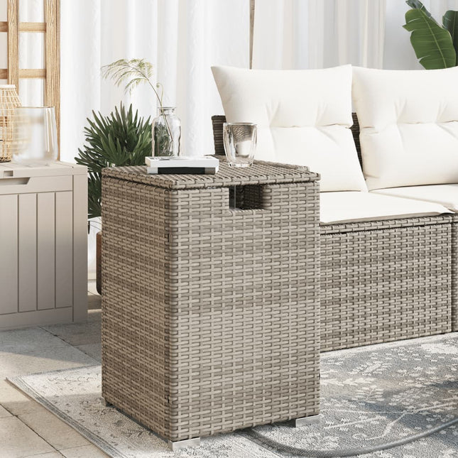 Propan-Tank-Verstecktisch 40X40X60 Cm Poly Rattan - Moebelbox24.de