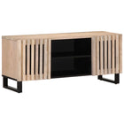 Tv-Schrank Braun 105X34X46 Cm Massivholz Mango - Moebelbox24.de