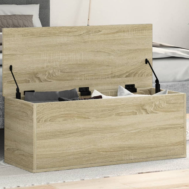 Truhe Sonoma-Eiche 90X35X35 Cm Holzwerkstoff - Moebelbox24.de