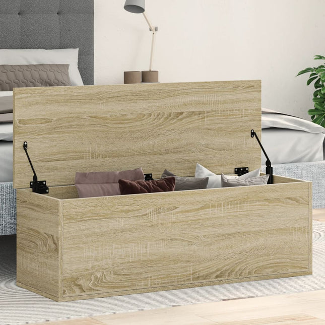 Truhe Sonoma-Eiche 102X35X35 Cm Holzwerkstoff - Moebelbox24.de