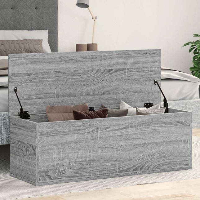 Truhe Grau Sonoma 102X35X35 Cm Holzwerkstoff - Moebelbox24.de