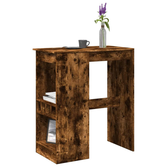 Bartisch Mit Regal 90X47,5X103,5 Cm Holzwerkstoff - Moebelbox24.de