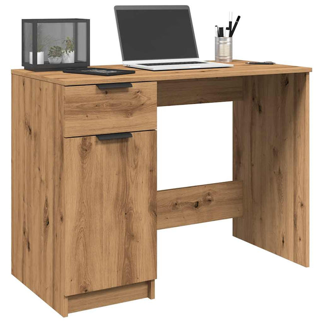 Schreibtisch Artisan-Eiche 100X50X75 Cm Holzwerkstoff - Moebelbox24.de