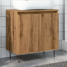 Badschrank Artisan-Eiche 58X33X60 Cm Holzwerkstoff - Moebelbox24.de