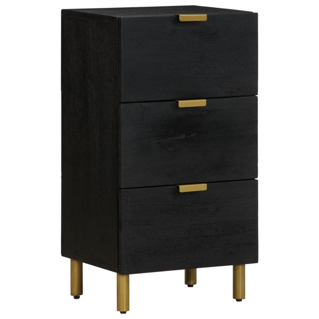 Sideboard Schwarz 40X33X75 Cm Holzwerkstoff - Moebelbox24.de