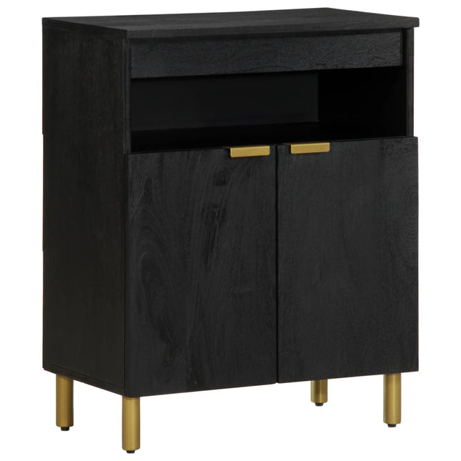 Sideboard Schwarz 60X33X75 Cm Holzwerkstoff - Moebelbox24.de