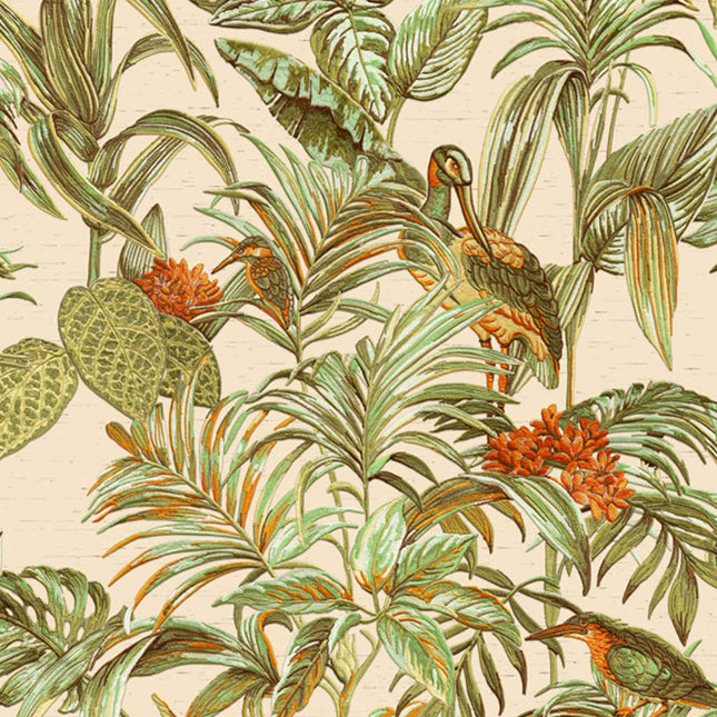 Dutch Wallcoverings Tapete Bird-Of-Paradise