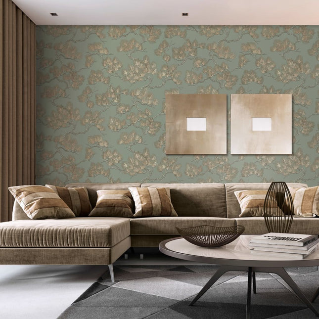 Dutch Wallcoverings Tapete Kiefer-Motiv