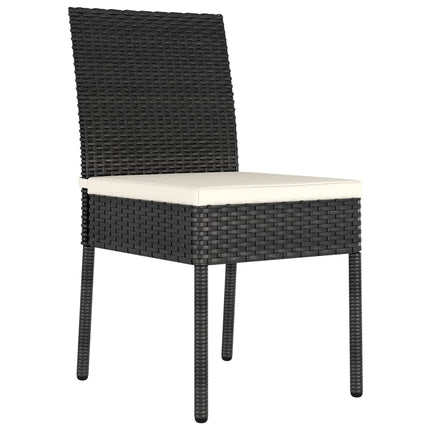 Garten-Essstühle 2 Stk. Poly Rattan