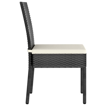 Garten-Essstühle 2 Stk. Poly Rattan