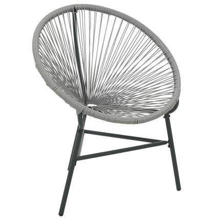 Garten-Mondstuhl Poly-Rattan