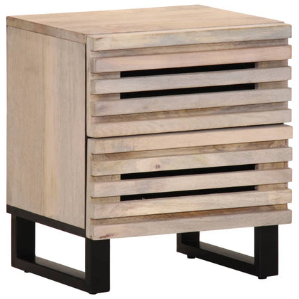 Nachttische 2 Stk. 40X34X46 Cm Massivholz Mango