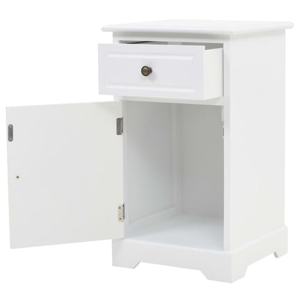 Nachtschrank Mdf Und Kiefernholz 35X32X59 Cm