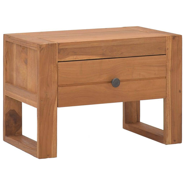 Nachttisch 50X30X35 Cm Teak Massivholz