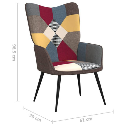 Relaxsessel Mit Hocker Patchwork Stoff