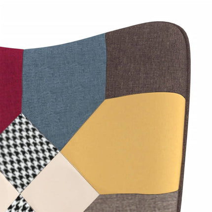 Relaxsessel Mit Hocker Patchwork Stoff