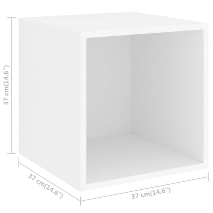 4-Tlg. Tv-Schrank-Set Holzwerkstoff